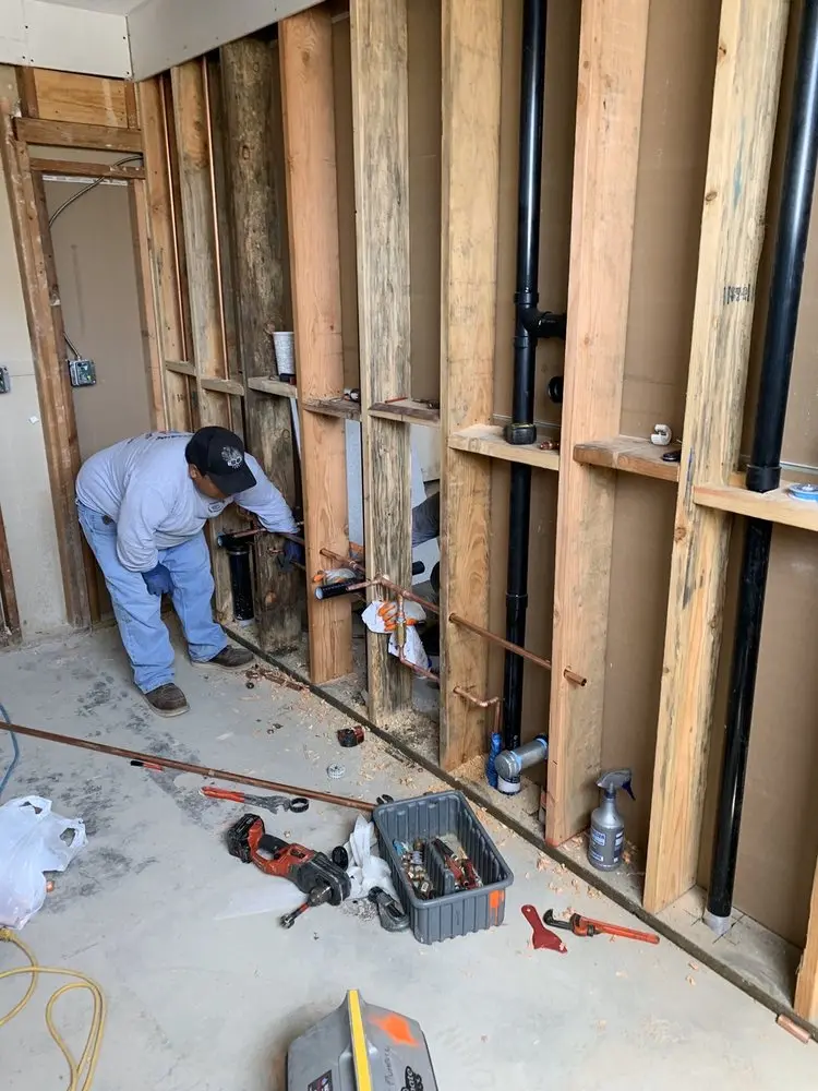 Commercial rough-in plumbing for Gas Line Repair in Naugatuck Junction
